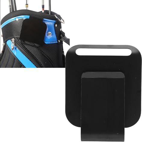 WAHEWUD Golfbag Landing, Club Bag Landing Pad Enkel installation Förenklad förvaring Utsökt hantverk, Metal Club Bag Clip för traditionell axelvagn Modern Stand Bag