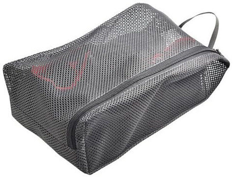 Borsa porta scarpe – Borsa a rete con cerniera, borsa portatile riutilizzabile per scarpe da ginnastica, appartamenti, abbigliamento da palestra, accessori da viaggio, vacanze, piscina, spiaggia