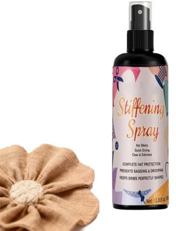 Spray rinforzante per tessuti – Formula ad asciugatura rapida da 100 ml, rinforzante per uncinetto macramè, applicazione stabilizzante, rinforzo permanente per progetti fai da te in lana di pizzo