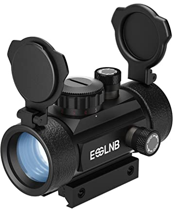 ESSLNB Viseur Point Rouge et Vert 5 Réglages de Luminosité Lunette De Visee e avec Montage sur Rail Picatinny de 20 mm