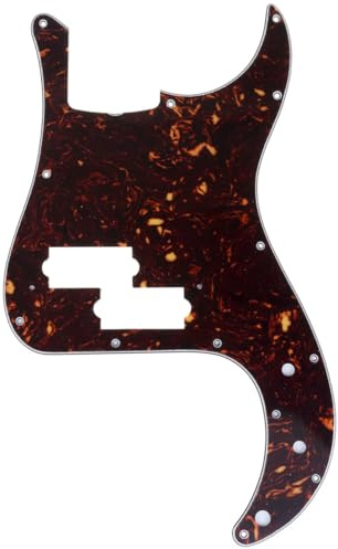 Musiclily Pro 13 Fori Battipenna P Basso Pickguard per JPN Fender Japan Precision Bass 4 Corde