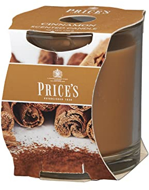 Price's - Cinnamon Jar Candle - Delicious, Warm & Spicy Fragrance - Long Lasting Scent - Up to 45 Hour Burn Time