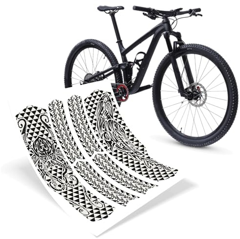 Riesel Design - Chain:Tape3000 -MTB Kettenschutz für den gesamten Hinterbau | Fahrrad Kettenschutz - stylische Fahrrad Schutzfolie - selbstklebende Rahmenschutzfolie in vielen Designs