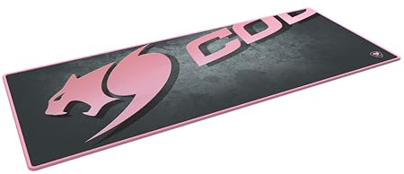 Cougar Gaming | Tapis Souris | Arena X Rose - Surface Extra Large - Souris Laser et optiques - Durabilité supérieure - Bordure Cousue Surface Pro Gaming + Épaisseur 5mm