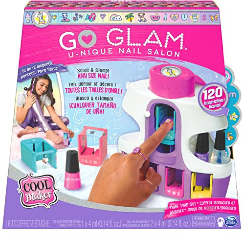 Cool MAKER Go Glam Unique Nagel Salon - Finger- und Fußnägel lackieren und mit Mustern und Motiven Bedrucken, ab 8 Jahren