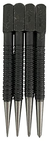 4 Piece Centre Punch Set (0.8mm, 1.6mm, 2.4mm and 3.6mm)