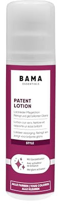 Bama Schuhpflege Patent Lotion – Lackleder Pflegelotion mit Glanzaktivator, Reinigt & gibt Lackleder brillanten Glanz, neutrale Lederpflege geeignet für alle Farbtöne - 75 ml
