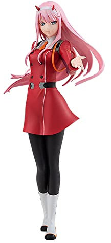 Darling in the Franxxx Figura 02/Zero Two Action Figurine da tavolo Bambola Giocattoli Personaggio Modello Ornamento Decorazione Statua Regali di Natale 17,5 cm