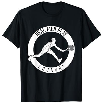 Squash-Spieler Squash-Spiel - Echte Jungs spielen Squash T-Shirt