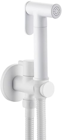 PulvéRisateur De Bidet De Toilette Robinet Douchette Wc Douchette Toilette Wc Monocommande Tout Cuivre Multifonction,Blanc,Tuyau De 1,2 M