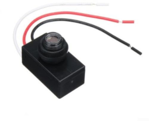 Interrupteur photoélectrique, DC12V-48V Street Light Control Switch, bouton style crépuscule à l'aube, capteur photocellulaire