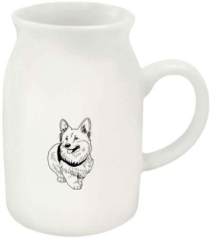 Azeeda 300ml 'Corgi Dog' Ceramic Milk Jug (MJ00015613)