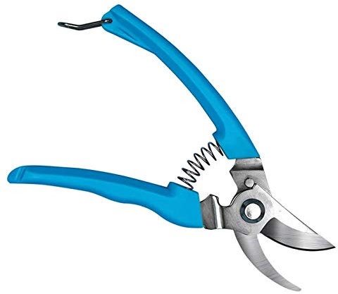 VNNHGB Verstellbare Gartenschere, Klassische Gartenschere, Gartenschere, Gartenschere, Bypass-Schärfer, Schnellschnitt-Gartengeräte, solide Schnittblumen, multifunktionale Gartenschere (blau