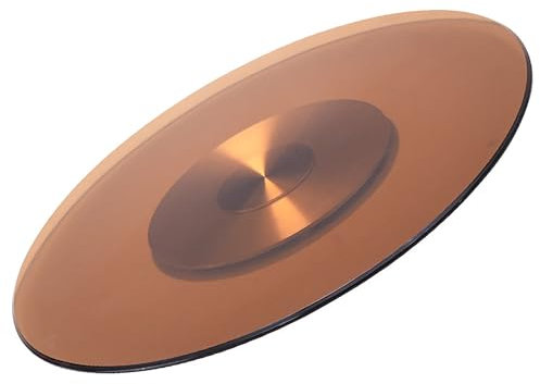 MAAOBR Drehteller aus Gehärtetem Glas Esstisch Drehteller 360° Drehbare Platte Serviertablett mit Silent Base, Einfachen Teilen Aller Speisen(85cm/33.5in)