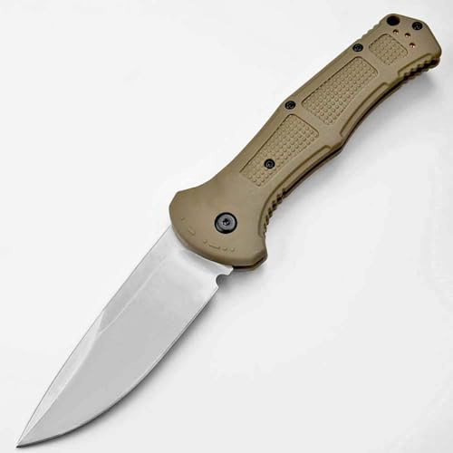 Joa klappmesser lange camping wandern flache taschenmesser tanto edc D2 stahl messer braun klappbar outdoor messer survival multi Jagdmesser neck knife messer einhand,geschenk für männer