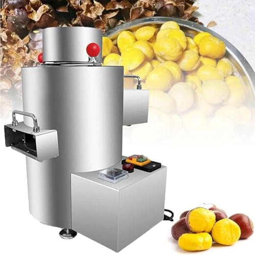 GJBMXSM Sbucciatrice per Castagne - Sgusciatrice Automatica per Castagne, Nessun Danno alle Castagne, Macchina per Aprire Castagne, Commerciale,220V