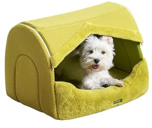 Galatée Katzenhöhlenbett, Weiches Und Bequemes Süßes Hundebett, Gemütliches Katzenzelthaus Mit Rutschfester Unterseite, Warmes, Gemütliches Katzenbett, Beruhigendes, Flauschiges Katzenhaus(S)