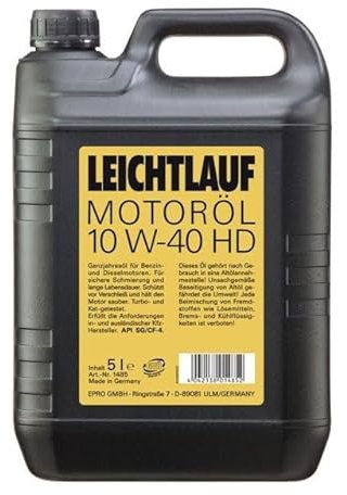 Motoröl Leichtlauf 10W-40 HD 5 l Öl Motoröle Motorenöle Motorenöl Benzin Diesel