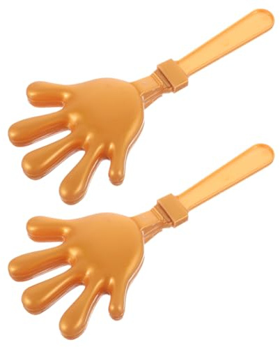 HEMOTON 2pezzi Battimani Rumorosi in Plastica Colorati Per Feste e Eventi Sportivi Accessori Interattivi Per Gruppi e Celebrazioni