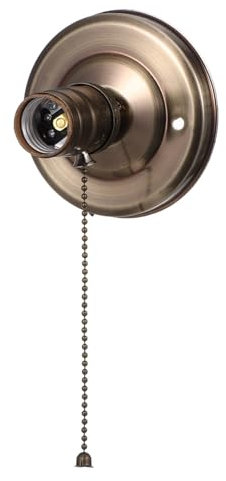 Yardenfun Support De Lampe à Chaîne Support De Plafonnier Douille De Lampe De Suspension Douille Ampoule