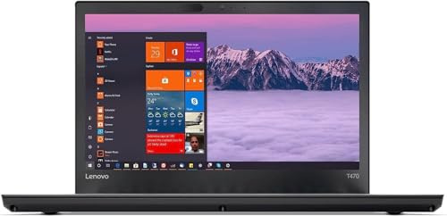 Lenovo ThinkPad T470 Business Laptop,14-Inch HD Notebook, Intel Core i5-6200U, 16GB RAM, 512GB SSD, QWERTY Keyboard, Windows 11 Pro (Renewed)
