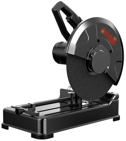 ZYGPH Sega troncatrice abrasiva da 2000 W, Sega Circolare da 14, Sega troncatrice con Angolo Regolabile da 0 a 45°, per Tagliare Metallo/Legno e Altri Materiali, B