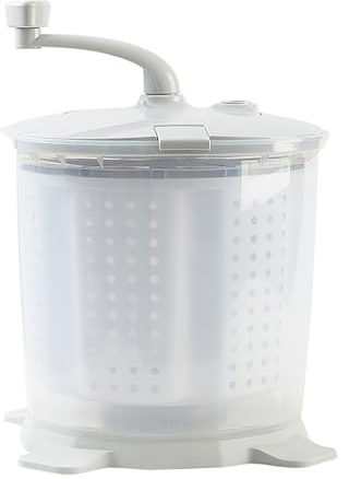YWPYMX Machine à Laver Manuelle Portable 2 en 1 et essoreuse à manivelle, Lave-Linge Non électrique pour Camping, dortoirs, Appartements, Camping-Cars