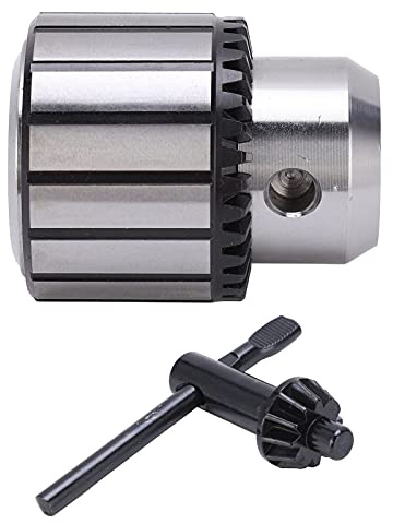 Wrench Drill Chuck Conversion Kit, Heavy Duty Steel Keyed Drill Chuck, 008. Accuracy 13212JT33/‑/‑ Taper Mounted, Rigidity Lathe Accessories for Drilling Machine