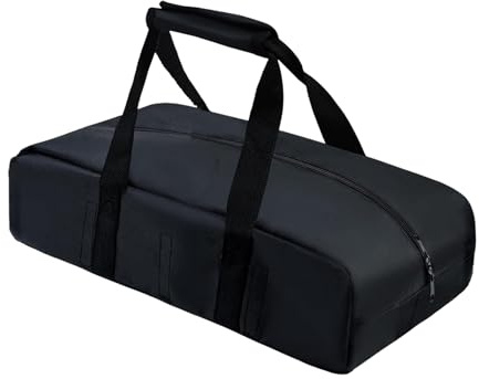 Boccia - Organizador con doble cremallera y asas - Cómodo juego de bolas de petanca | Para entrenamiento, juego, competición, viajes, jardín, césped, interior, exterior, deportes, hombres, mujeres