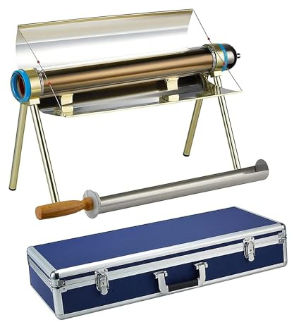 Four solaire portable pour camping et équipement de survie – Grande capacité de 1,5 L à énergie solaire pour la randonnée et la randonnée