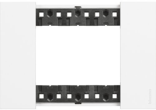 Bticino KA4803KW Living Now - Placca 3 Moduli, Bianca, 120 x 50 x 10 cm