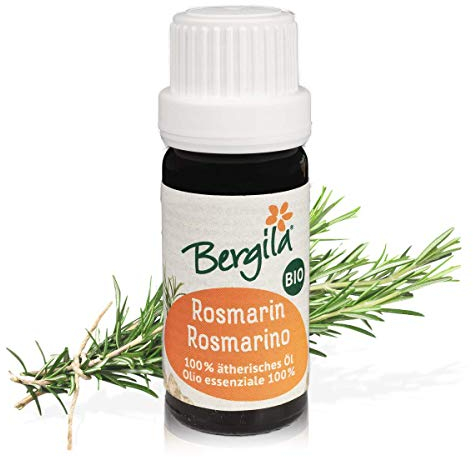Bergila Ätherisches Öl Rosmarin (Rosmarinus off. ct. cineole) Bio, 10 ml - aus 100% natürlichen, biologischen Rohstoffen - kontrollierte und zertifizierte Qualität aus Südtirol