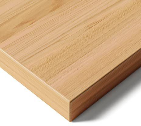 Desktronic Tischplatte 120x60 cm Schreibtischplatte – Perfekt für höhenverstellbare Schreibtische, Esstische und mehr – Made in Europe – 25 mm stabile Tischplatte langlebig (Eiche)