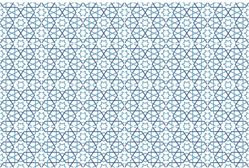 Ambiance - Adhesivo decorativo para pared (24 unidades, 10 x 10 cm), diseño de azulejos de cemento oriental Sharjah
