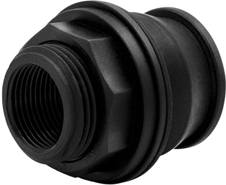 VARIOSAN PUSH-IN Tankdurchführung 16324, 1/2 x 3/8, PP, schwarz