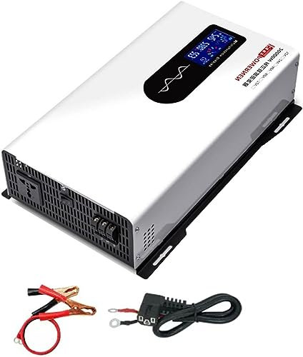 Spannungswandler 7000W 8000W 9000W 12000W 15000W 20000W Reiner Sinus KFZ Wechselrichter DC 48V/60V/72V auf AC 220V/230V Pure Sine Wave Power Inverter Steckdose LCD Anzeig Konverter (48V,20000W)