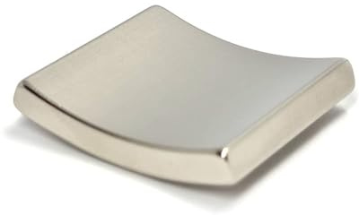 2 x Arc Segment Neodym Magnet Bogen-Winkel 45° - 25mm hoch - 4mm dick, R. 37,5mm r. 33,5mm - S-Pol (Süd) - 2 Stück - Motor-Magnet aus Neodym N42 (NdFeB) - Seltene-Erden-Magnete gebogen