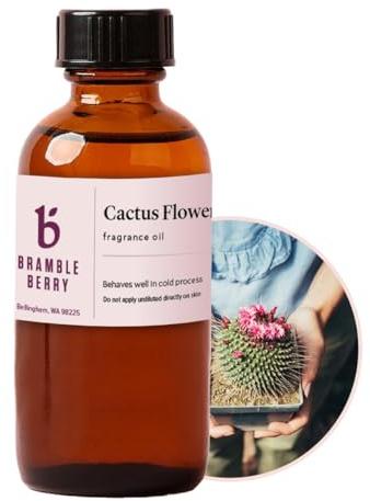 Bramble Berry Cactus Flower Fragrance Oil | Aloe for Soap, Candles & Lotion | Fresh Cactus Flower Fragrance Oil With Aloe And Musk For Soap Making, Candles, Lotion, Bath Bombs, Perfume, And DIY Crafts