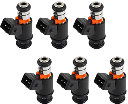 Kraftstoff Sprühdüse 6 STÜCKE Einspritzdüsen 021906031D Für Golf Je&tta 1999-2002 EuroVAN 97 99-00 2.8L Autozubehör