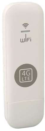 Dongle WiFi, WPA WPA2 Cifrado USB Adaptador WiFi Enchufe y Reproducción para la Computadora (White)