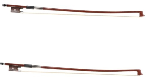Yardwe 2 Stück Violinbogen Ersatz 1/8 Geigenbogen Aus Holz Mit Pferdehaar Für Anfänger Übung Instrumententeil