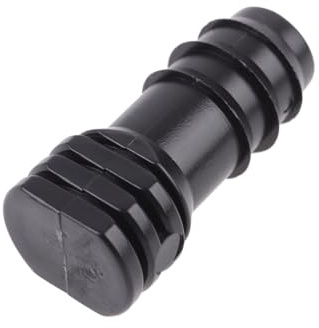 ROMISBABA Lot de 20 Bouchons pour Tuyaux PE Noirs 16 Mm, Accessoires pour Système D’arrosage De Serrage, Étanchéité Renforcée, Plastique Solide Pom, Usage Jardin Intérieur