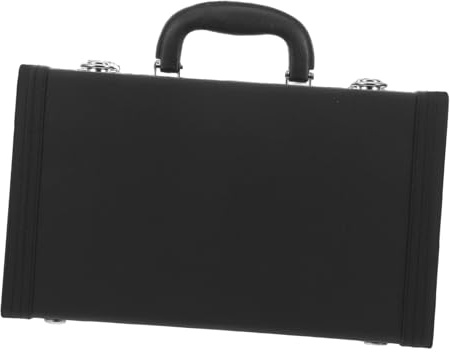 BESPORTBLE Klarinettenkoffer Hartschale mit Stauraum und Schloss Tragbare Aufbewahrungstasche für Musikinstrumente Klarinettenhalter Instrumentenkoffer Klarinettenkoffer