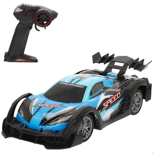 COLORBABY Speed & Go Coche teledirigido, Escala 1:18, 6 direcciones, 2.4 GH.z, Velocidad 12 km/h, Alcance de 25 Metros, Radiocontrol niño, Coches para niños, Regalos niño 4 años (41338)