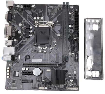 VBESTLIFE Carte Mère LGA 1151 M-ATX H310M-D2VX-SI 2.0, Prise en Charge des Processeurs de 8e/9e Génération, DDR4 Double Canal 2666 MHz avec Emplacements PCI-E 3.0