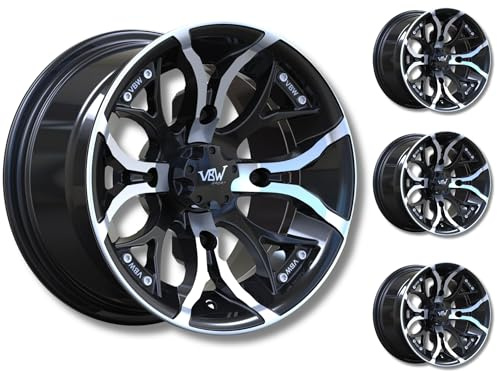 VBW - tires Felgen A2 Quad ATV 14 Alufelgen Satz 14x7 & 14x8 Lochkreis 4/110