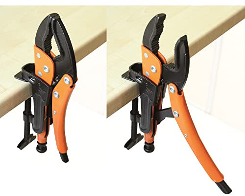 Grip-on -SN131 / SET Mordaza Grip/Kit Manos Libres de Mordaza Grip - Banco de Trabajo 1 x (1010, 131-10) / Revestimiento de pintura Epoxi/Acero Inoxidable Forjado.