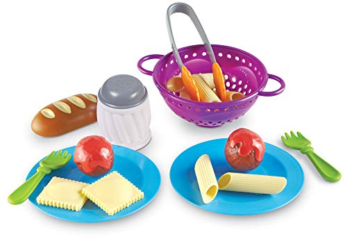 Learning Resources New Sprouts Pasta Time, Pretend Play Food for Toddlers, Preschool Learning Toys, Kitchen Play Toys for Kids