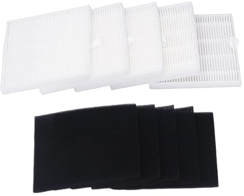 Staubsauger Filter Set 5 Stück Kehrmaschinen Reinigungs Ersatzfilter Kehrroboter Filterzubehör Saugroboter Ersatz Filter für A7 V80 V8s