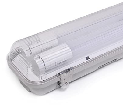 Noxion LED Feuchtraumleuchte Gehäuse Poseidon V2.0 incl. 2x Noxion LED Röhre T8 Standard Output 9W 2x900lm - 830 Warmweiß | 60cm